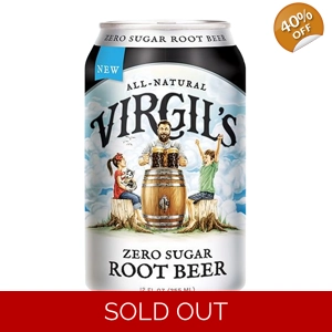 Virgil's Zero Sugar Root Beer Can - 355ml Soft Drink